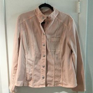 Chicos peachy pink Jean jacket